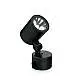 Plafoniera O-ZONE LED 13W Luce Calda 3000K Nero Metallo Ideal Lux