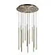 Lampada Da Terra LOOK 19W Luce Calda Ottone Altezza Regolabile Ideal Lux