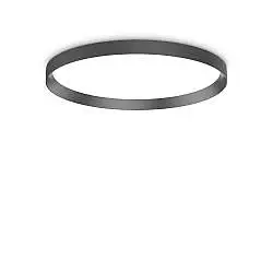 Plafoniera Fly LED 53W Luce Calda Nero 3000K Ideal Lux
