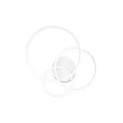 Plafoniera Collezione FRAME LED 41W Luce Calda Bianca Dimmerabile Ideal Lux