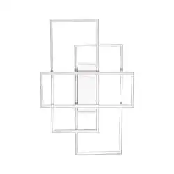 Plafoniera Frame LED 33W Luce Calda 3000K Bianca Ideal Lux