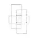 Plafoniera Frame LED 33W Luce Calda 3000K Bianca Ideal Lux