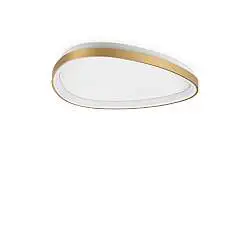 Plafoniera Gemini LED 30W luce calda 3000K ottone dimmerabile Ideal Lux
