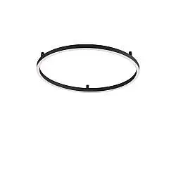 Plafoniera Oracle LED 29W Luce Calda 3000K Finitura Nera Ideal Lux