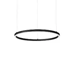 Lampada a Soffitto Oracle 29W Luce Calda 3000K Nero Altezza Regolabile Ideal Lux