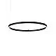 Lampada da Soffitto Collezione ORACLE LED 37W Luce Calda 3000K Nero Ideal Lux