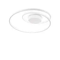 Plafoniera Collezione OZ LED 47W Luce Calda 3000K Bianco Ideal Lux