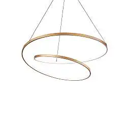 Applique collezione OZ LED 47W luce calda 3000K finitura ottone Ideal Lux