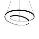 Lampada da Soffitto Collezione OZ LED 52W Luce Calda 3000K Finitura Nero Ideal Lux