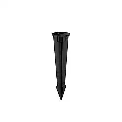Picchetto O-ZONE Finitura Nera Metallo Diametro 5 cm Ideal Lux