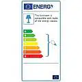 Sospensione Contemp Mapa Clear Metallo Ottone Vetro Sfumato Ambra 1 Luce E27 | Ideal Lux