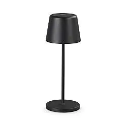 Lampada Da Tavolo CUTE LED 2.5W Luce Calda Nero Ideal Lux IP65
