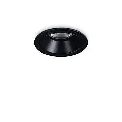 Faretto Ad Incasso Game Luce Led 5.5W Luce Calda Nero Ideal Lux