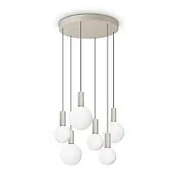 Lampadario Odeon Bianco LED 39W Luce Calda 3000K Dimmerabile Ideal Lux