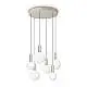 Lampadario Odeon Bianco LED 39W Luce Calda 3000K Dimmerabile Ideal Lux