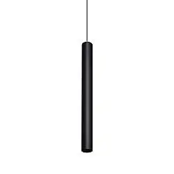 Lampada A Sospensione Look Nero Finitura Alluminio/Vetro Dimmerabile Ideal Lux