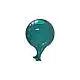 Accessorio Sospensione Collezione CLOWN Vetro Verde 20,6 Cm Ideal Lux