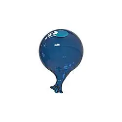 Lampada Da Tavolo Collezione CLOWN Blu Finitura in Vetro Diametro 15 cm Ideal Lux