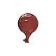 Lampada Da Tavolo CLOWN Rosso Vetro Diametro 15 Cm Ideal Lux