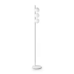 Lampada Da Terra Binomio 3 Luci G9 Bianco Con Dimmer Esterno Ideal Lux