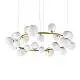 Lampadario Collezione PERLAGE 25 Luci G9 Bianco Altezza Regolabile Ideal Lux