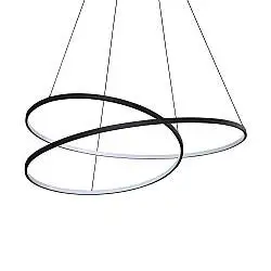 Lampada a sospensione Collezione OZ LED 75W luce calda 3000K finitura nera Ideal Lux