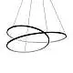 Lampada a sospensione Collezione OZ LED 75W luce calda 3000K finitura nera Ideal Lux