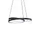 Lampada da soffitto Collezione OZ LED 38W luce calda 3000K nera Ideal Lux