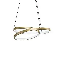 Lampada a sospensione Collezione OZ LED 38W Luce Calda Ottone Dimmerabile Ideal Lux