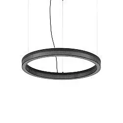 Lampadario a Sospensione Crown Luce Calda 31W Nero Regolabile Ideal Lux
