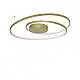 Plafoniera Collezione OZ LED 52W Luce Calda 3000K Ottone Dimmerabile Ideal Lux