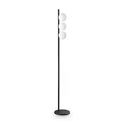 Lampada Da Terra Collezione BINOMIO 3 Luci G9 Nero Dimmerabile Ideal Lux