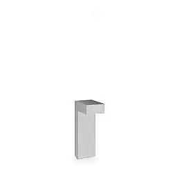Applique Collezione SIRIO Grigio Metallo/Vetro IP65 Ideal Lux