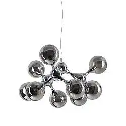 Lampadario Nodi Collezione 9 E14 Cromo Altezza Regolabile Ideal Lux