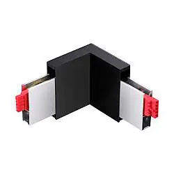 Steel_Sp_D20 Profilo Angolare Cieco Finitura Nero 9,42x13,8 cm Ideal Lux