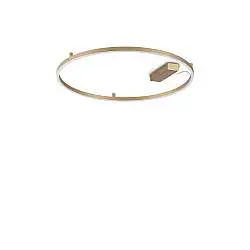 Plafoniera Oracle LED 37W Luce Naturale 4000K Ottone Dimmerabile Ideal Lux