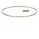 Plafoniera Oracle 81W Luce Naturale 4000K Ottone Dimmerabile Ideal Lux