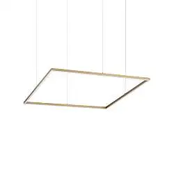 Lampada Ideal Lux Oracle 53W LED Naturale 4000K Ottone Altezza Regolabile