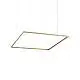 Lampada Ideal Lux Oracle 53W LED Naturale 4000K Ottone Altezza Regolabile