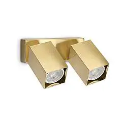 Applique 2 Luci Gu10 Collezione DYNAMITE Ottone Dimmerabile Ideal Lux