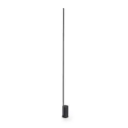 Lampada Da Terra Essence LED 24W Luce Naturale Nero Metallo/Vetro Ideal Lux