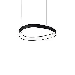 Lampada a Sospensione Gemini 36W Luce Naturale Nero Altezza Regolabile Ideal Lux