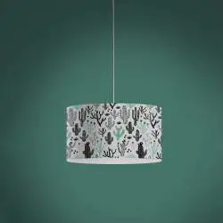 Lampadario Moderno Decolight Polilux ® Grafica Cactus Luci