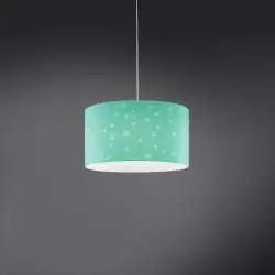Lampadario Moderno Pois Polilux ® Verde Pastello 3 Luci E27