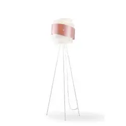 Piantana Moderna 3 Piedi Bea Polilux ® Pink Metal E Metallo 1 Luce E27
