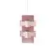 Sospensione Moderna Building Polilux ® Pink Metal E Metallo 1 Luce E27 H60Cm
