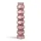 Piantana Moderna Building Polilux ® Pink Metal E Metallo Bianco 3 Luci E27
