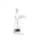 Lampada Da Scrivania Moderna Calle Polilux ® Trasparente E Metallo 1 Luce E14
