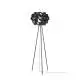 Piantana Moderna 3 Piedi Cloud Polilux ® Nero E Metallo 1 Luce E27