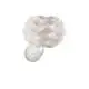 Applique Moderna Cloud Polilux ® Bianco E Metallo 1 Luce E14